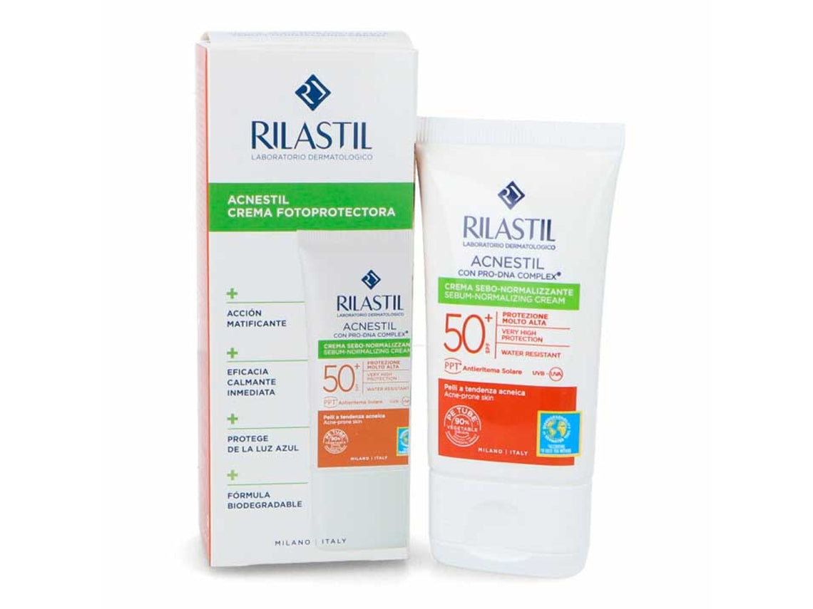 Rilastil Sun System Acnestil Fotoprotector Solar Anti-imperfecciones Spf50+ 40 Ml