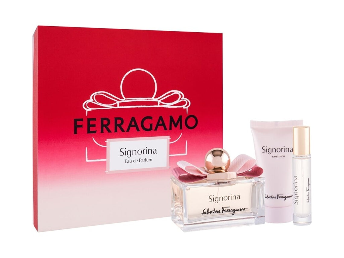 Signorina SET Eau de Parfum (EDP) 100 ml + Eau de Parfum (EDP) 10 ml + Body Lotion 50 ml