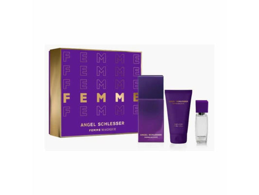 Angel Schlesser Femme Magique Eau De Toilette Spray 100ml Set 3 Pieces