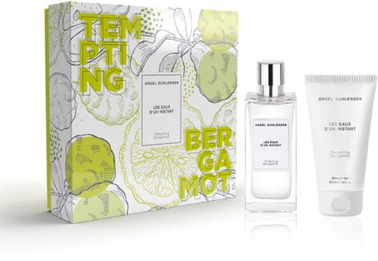 Angel Schlesser Instant Tempting Bergamont Watercolor Coffret Eau De Toilette Spray 100ml Set 2 Pieces
