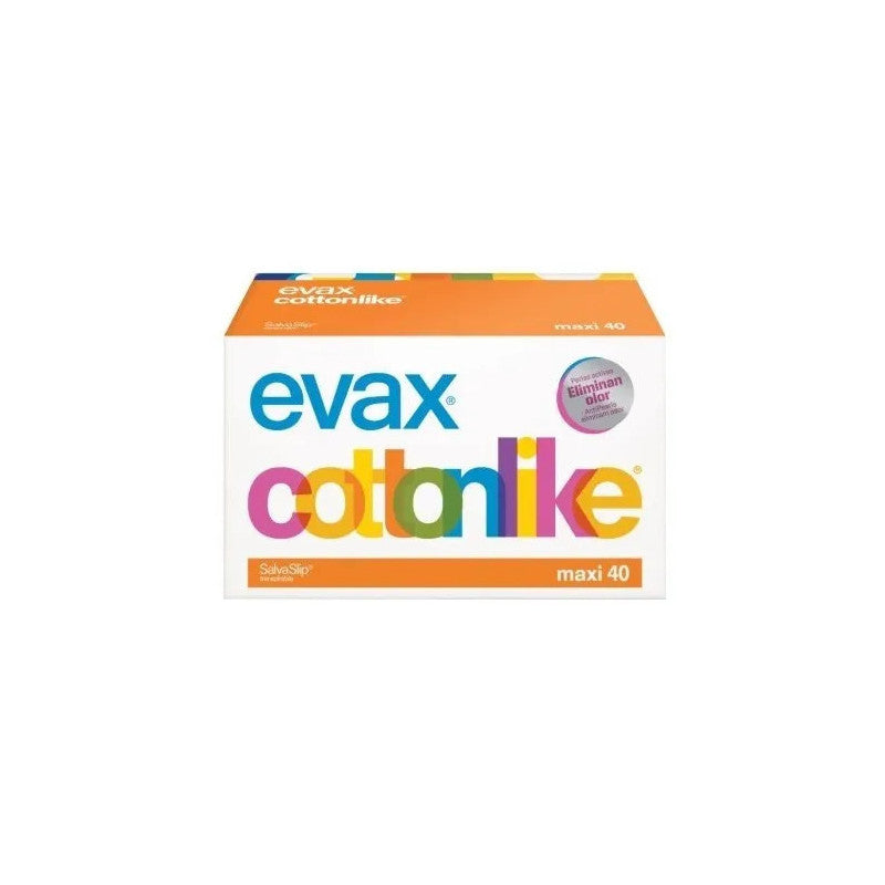 Evax Cottonlike Maxi Pantyliners 40 Units