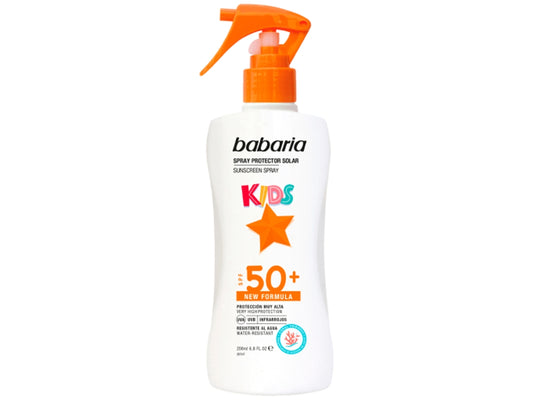 Babaria Sunscreen Spray With Aloe Vera For Children Spf50 200ml