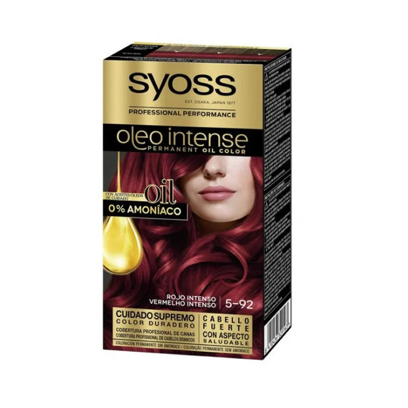 Permanente Kleur Syoss Intens Rood N 5,92