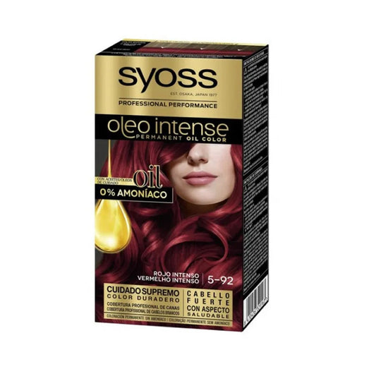 Permanente Kleur Syoss Intens Rood N 5,92