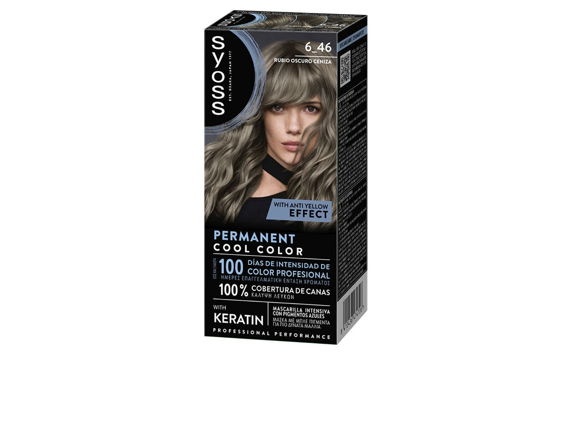 Syoss permanente Cool Color 6,46-midden asblond 1 U
