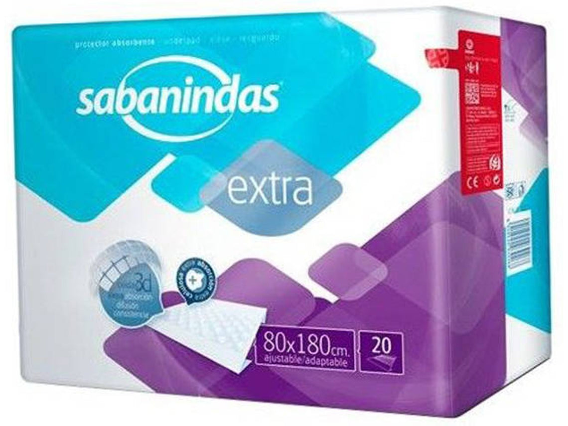 Sabanindas Absorbent Bedding Protector Extra 80x180 30 Uts