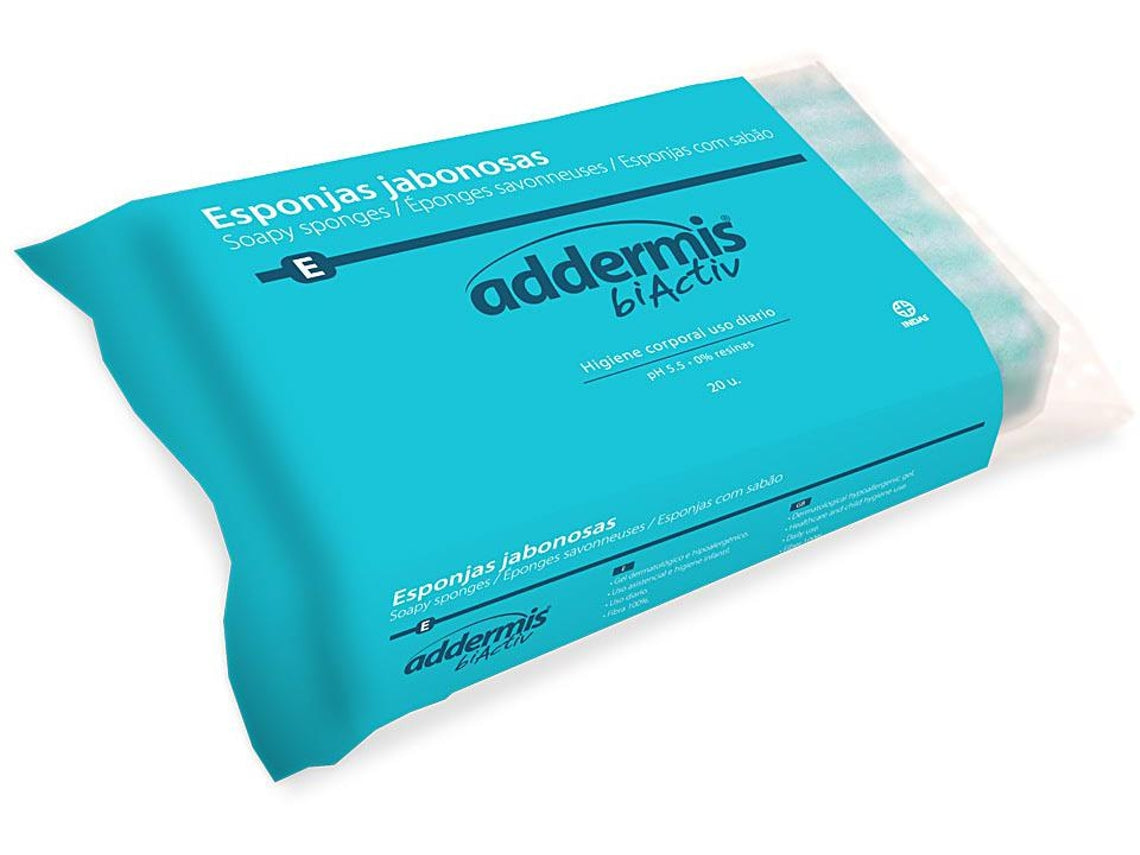 Indasec Addermis Biactiv Esponjas Jabonosas Ph 5.5 20 U