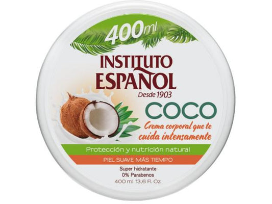 Coco Super Moisturizing Body Cream By Instituto Espanol 400 Ml