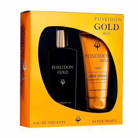 Poseidon Gold Men Eau De Toilette Spray 100ml Set 2 stuks