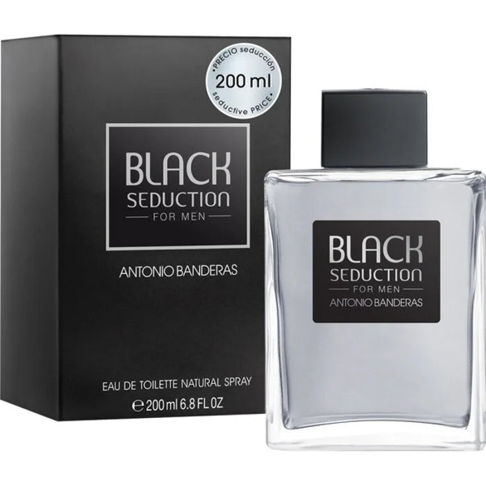 Antonio Banderas Black Seduction Eau de Toilette Spray 200ml