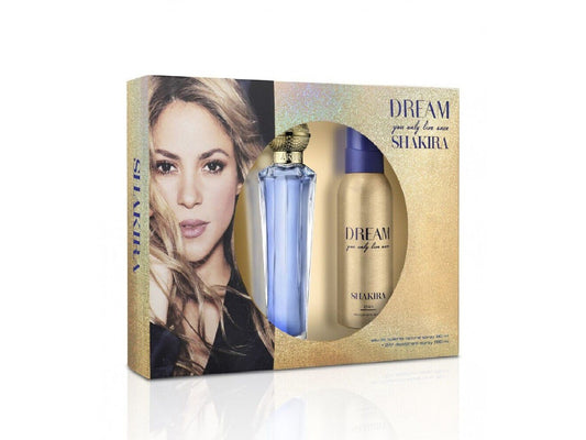 Set Shakira: Dream You Only Live Once, eau de toilette, voor dames, 80 ml + Dream You Only Live Once, deodorantspray, voor dames, 150 ml