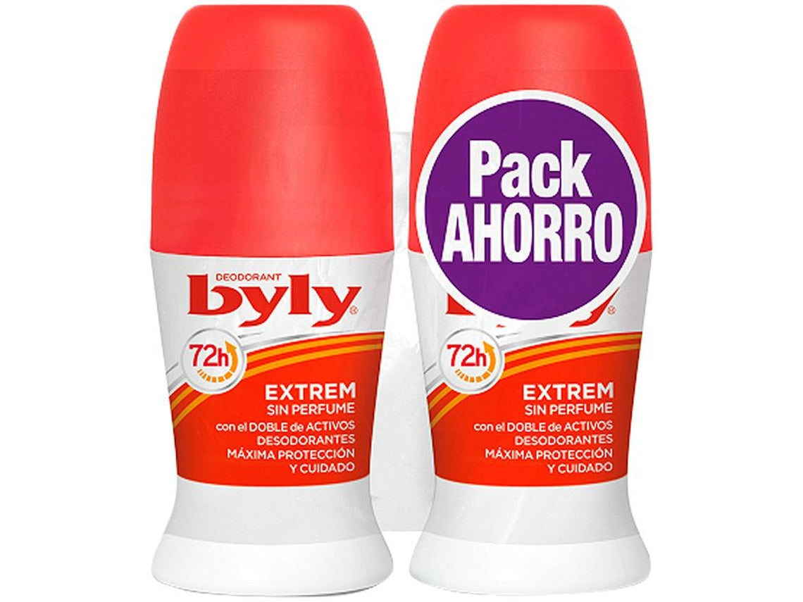 Byly Extrem Roll On Deodorant 2x50ml