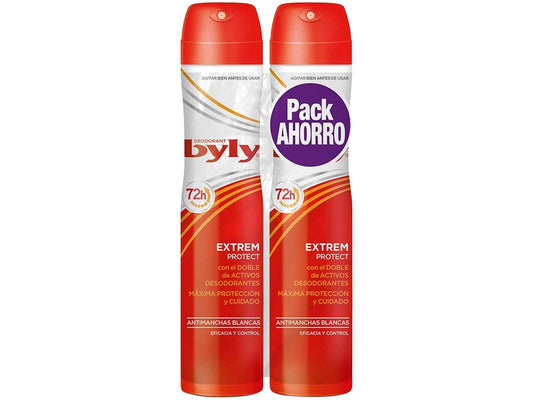 Deodorant Spray Extrem Protect Byly (2 uds)
