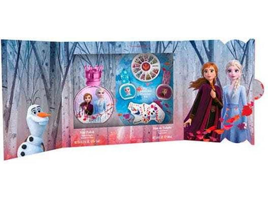 Frozen II cadeaupakket - Eau de toilette 100 ml &amp; manicureset - met nagellak, nagelvijl en nagelstickers