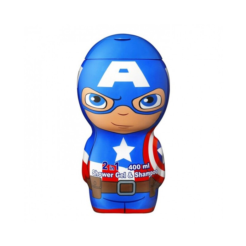 Marvel Air-Val Capitan America Gel y Champu 2d400