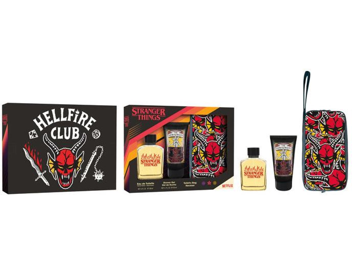 Stranger Things Men Eau De Toilette Spray 100ml Set 3 Pieces