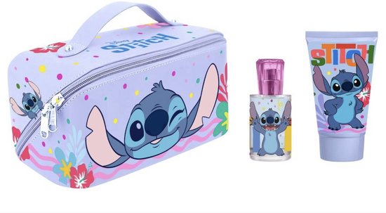 Disney Stitch Eau De Toilette Vaporisateur 50ml Coffret 3 Pièces
