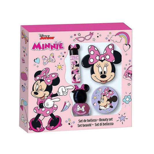 Cartoon Minnie Belleza Maquillaje Estuche 4 Piezas