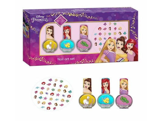 DISNEY PRINCESS - Nail Art Set - Nagellak + Nageldecoratie