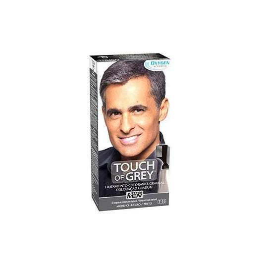 Anti-Veroudering Crème voor Ooggebied Just For Men Touch of Grey Brunette-Zwart (40 g)