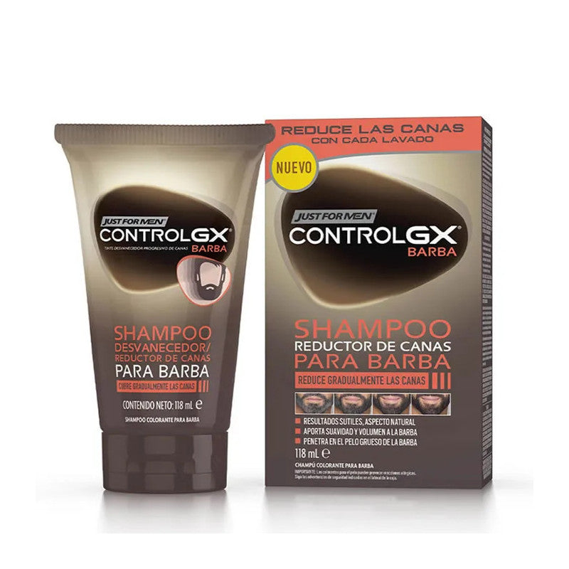 Beard Shampoo Just For Men Control Gx Grey hair reducer 118 ml