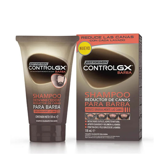 Beard Shampoo Just For Men Control Gx Grey hair reducer 118 ml