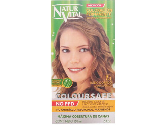 Coloursafe Permanent Hair Color By Natur Vital #7.3-golden Blonde