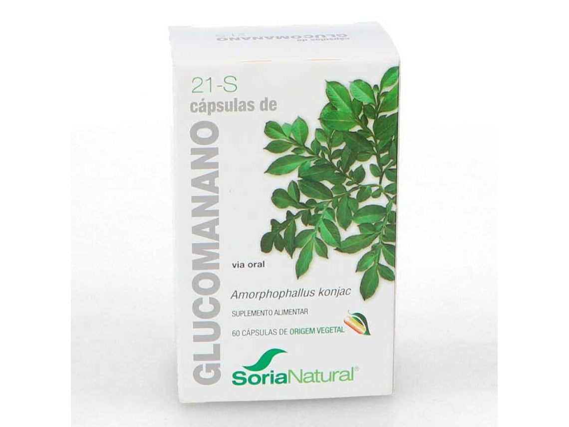 Soria 21-s Glucomanano 400 Mg 60 Cap