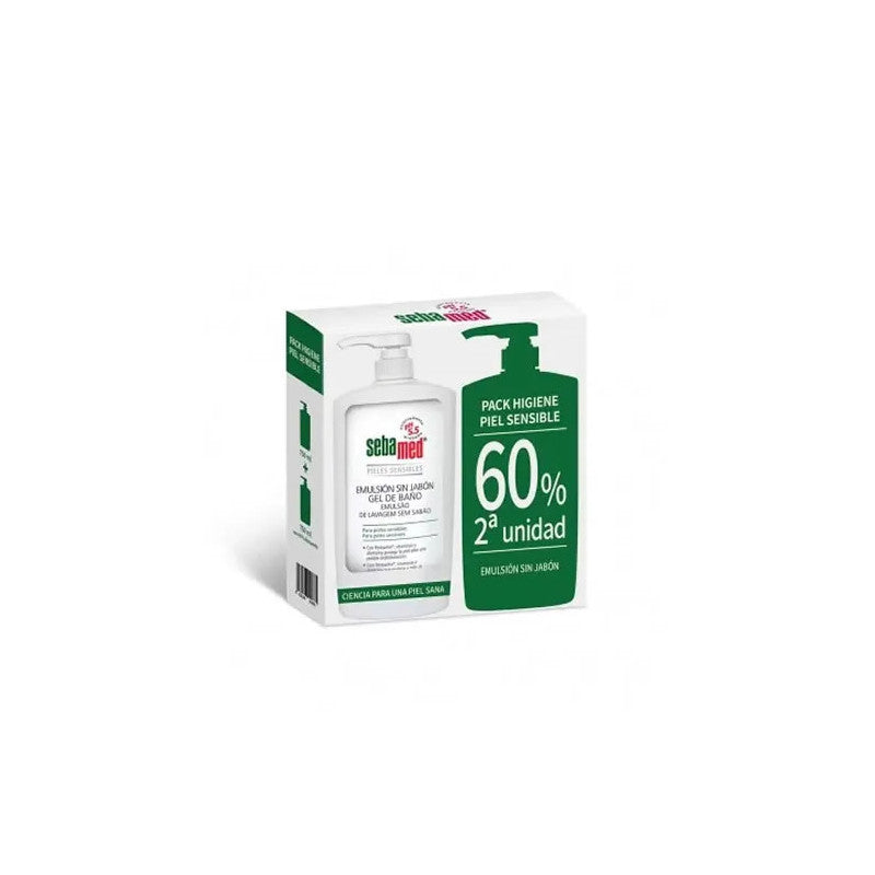 Emulsion Without Soap Bath Gel 2 X By Sebamed 750 Ml