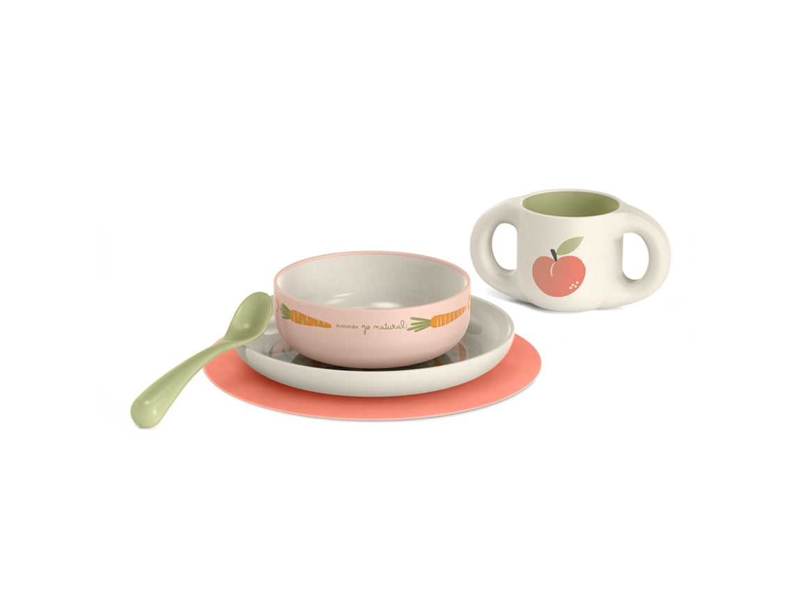 Eetset roze