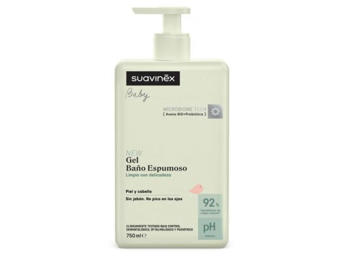 Shampooing moussant pour enfants Suavinex (750 ml)