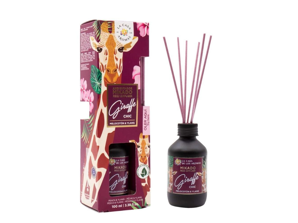 Perfume Sticks La Casa de los Aromas Giraffe Chic Peach Ylang Ylang (100 ml)