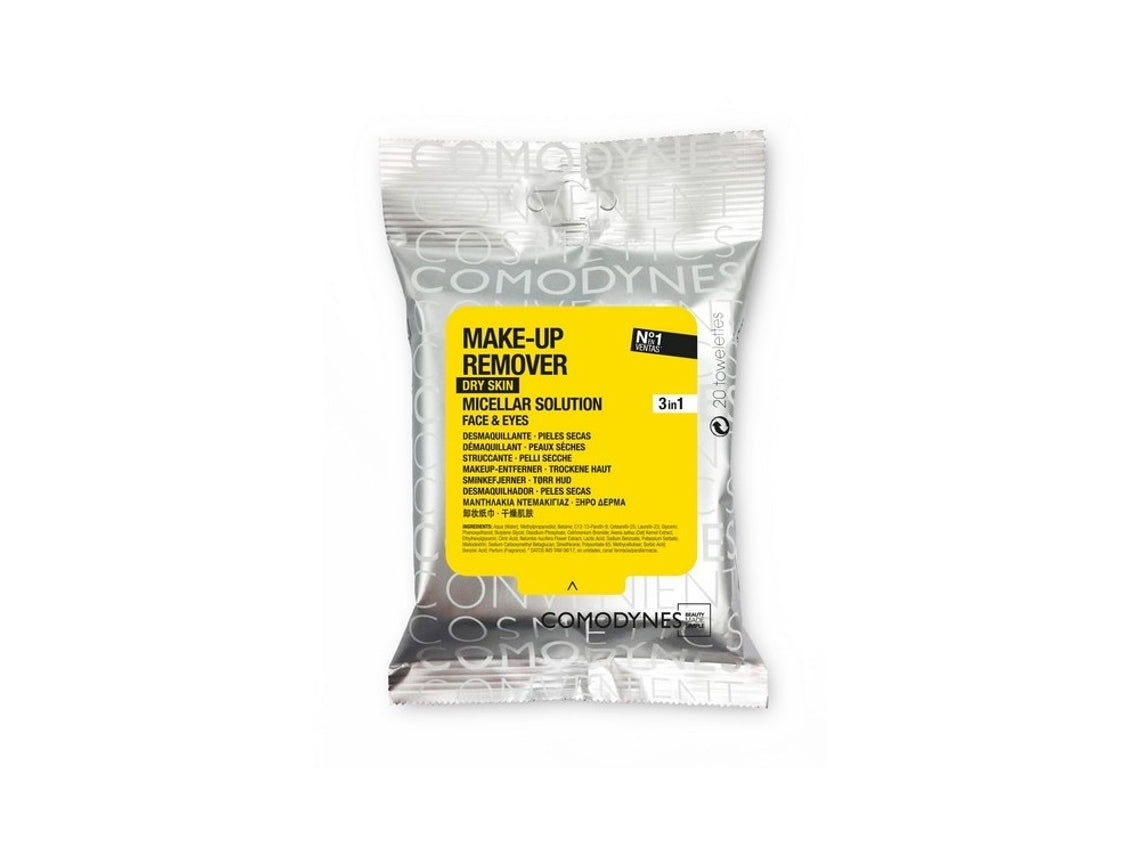 Comodynes Makeup Wipes Sensitive and Dry Skin 20 units