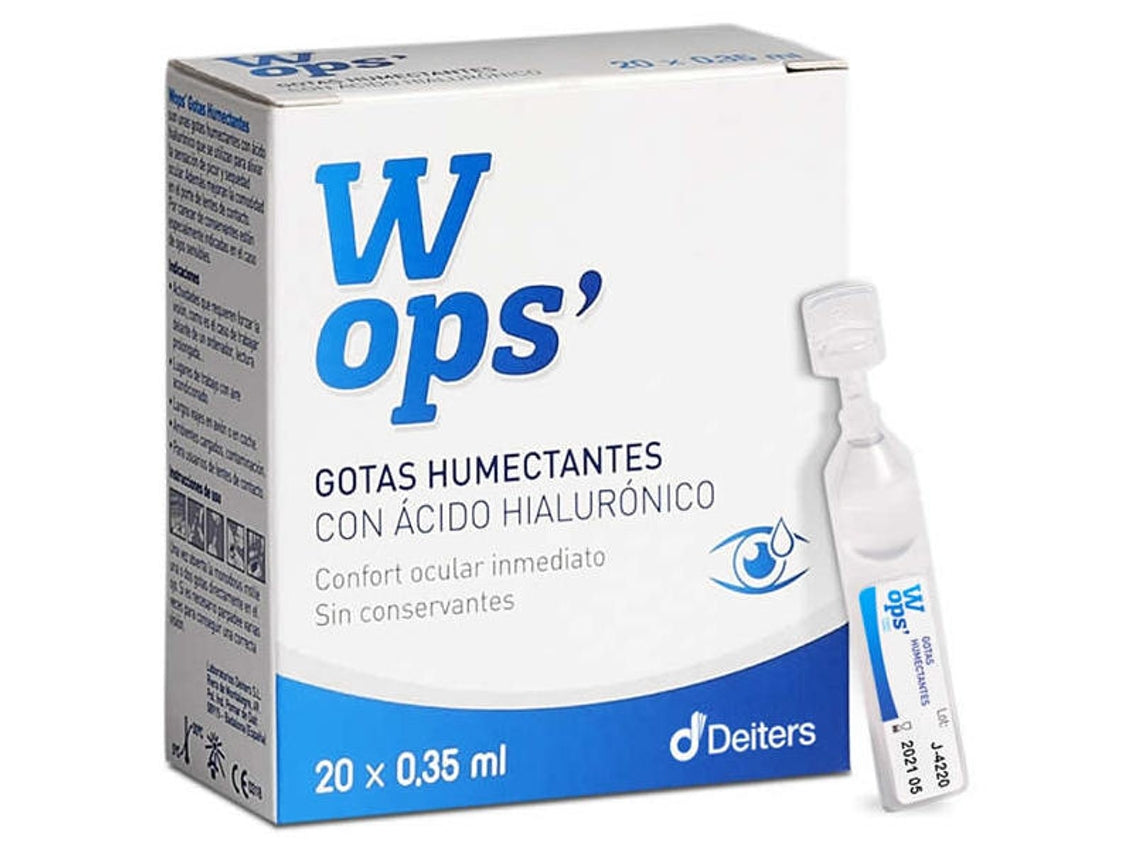Deiters Wops Moisturising Drops Single Dose 20 Units