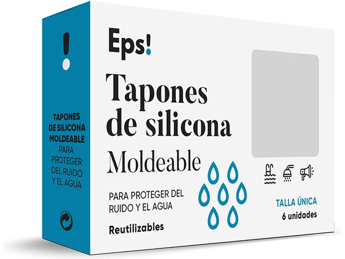 Eps Mouldable Silicone Ear Plugs 6 Units