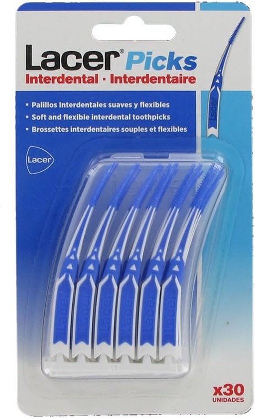 Lacer Interdental Picks Toothpicks 30 U