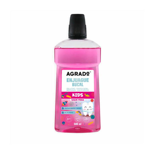 Agrado Enjuague Bucal Kids Fresa 500ml