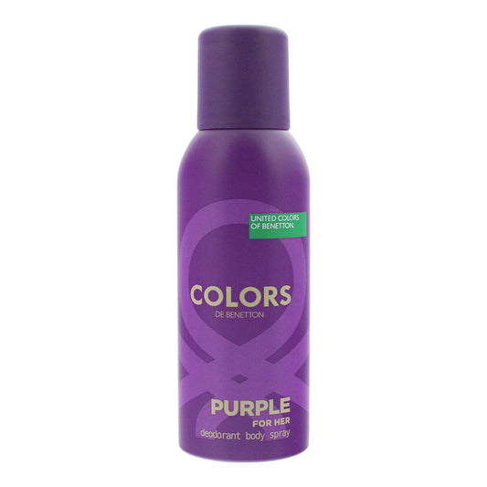 Benetton, Colors Purple, Longue Tenue, Floral, Déodorant Vaporisateur, Pour Femme, 150 ml