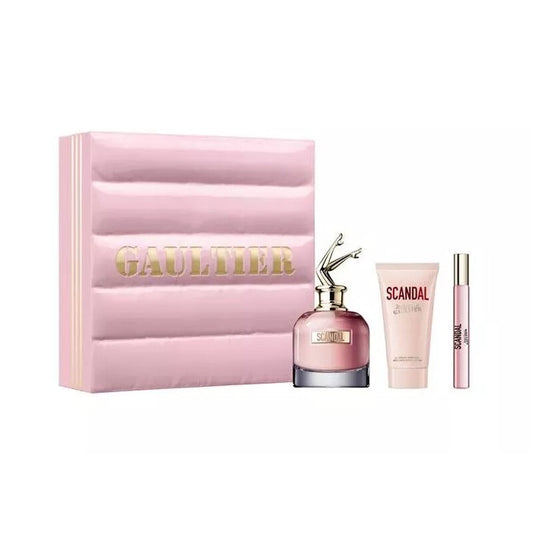 Jean Paul Gaultier Scandal Eau De Parfum Spray 80ml set Bodylotion 75 ml + Mini EDP 6 ml