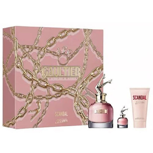 Jean Paul Gaultier Scandal Eau de Parfum Spray 80ml set van 3 stuks