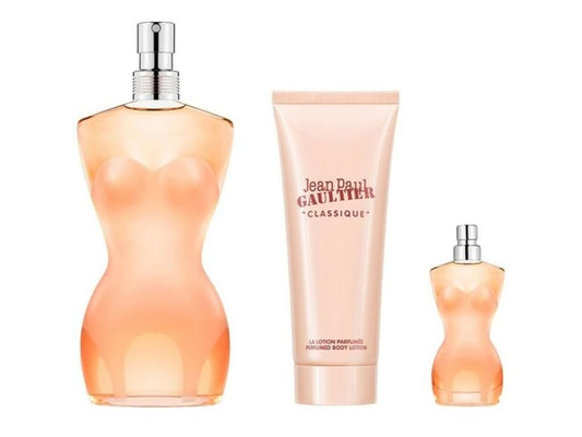 Jean Paul Gaultier Classique Eau De Toilette Spray 100ml Set 3 Pieces