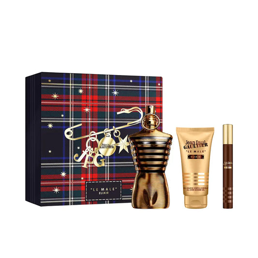 Jean Paul Gaultier Le Male Elixir Eau De Perfume Spray 125ml Set 3 Pieces