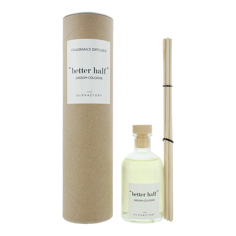 The Olphactory, Better Half Groom Cologne, Fragrance Sticks, Aroma Reed Diffuser, 100 ml