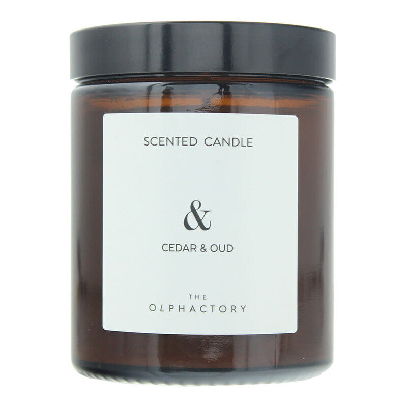 The Olphactory, Cedar & Oud, Woody, Scented Candle, 135 g