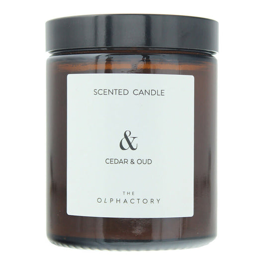 The Olphactory, Cedar & Oud, Woody, Scented Candle, 135 g