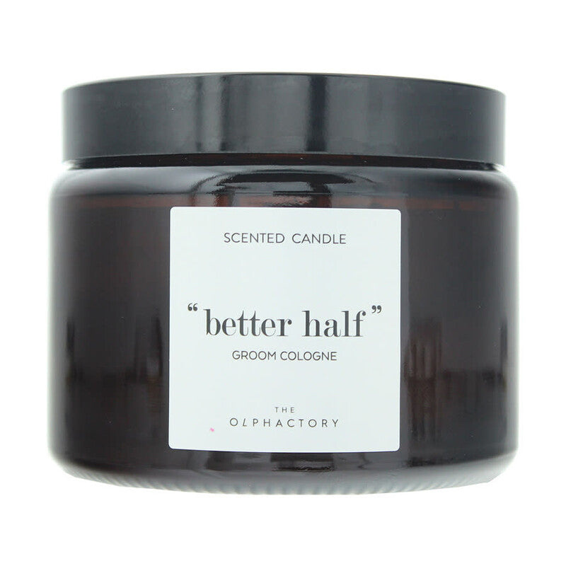 The Olphactory, Better Half Groom Cologne, Basil, Scented Candle, 360 g