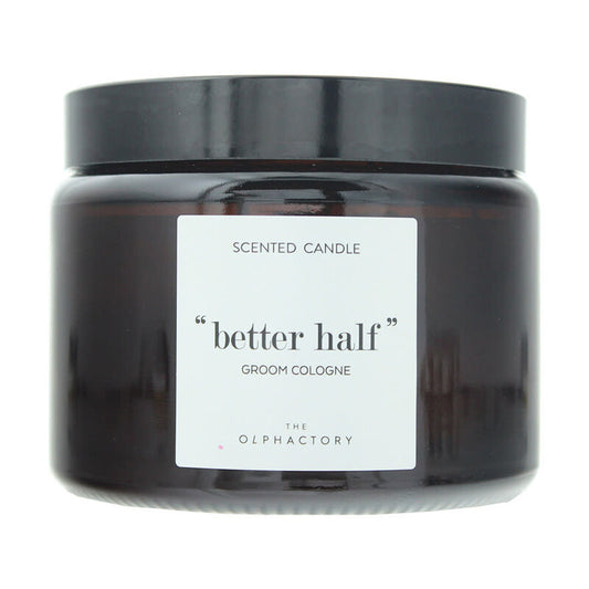 The Olphactory, Better Half Groom Cologne, Basil, Scented Candle, 360 g