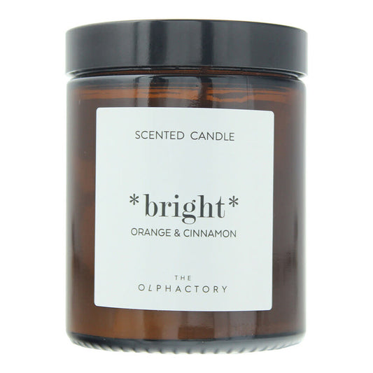 The Olphactory, Bright Orange & Cinnamon, Orange, Scented Candle, 135 g