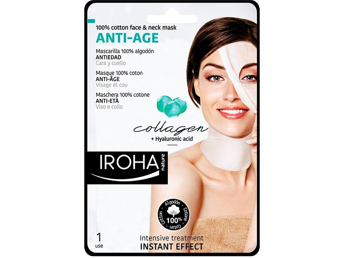 Anti-Veroudering Vitaliserend Masker Cotton Face &amp; Neck Iroha