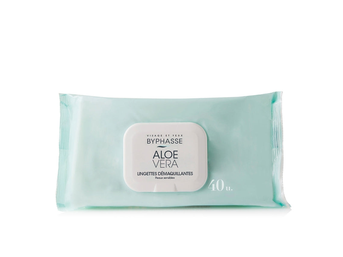 Byphasse Toallitas Desmaquillantes Aloe Vera 40 U